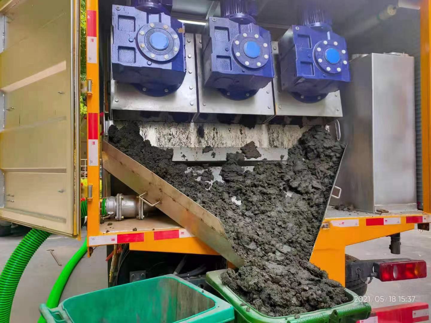 黑山化粪池清掏城市维护站-泥浆净化干湿分离处理